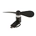 Produktbild Tragbar Android Handy Laptop PC Superstummer USB Kühl Mini USB Ventilator - Schwarz