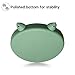 Bifeaw Slow Feeder Cat Bowl, Easy to Clean Silicone Bowl, Ideal for Dry and Wet Food (Green and Blue)