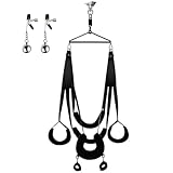 Liebesschaukel Für Erwachsene Decke Sexschaukel Die Brett Aus Leder Sex Schaukel Tuch Holzbalken Extrem Ständer Delux Luxus Bequem 200kg Rot Sexschschaukel,#1