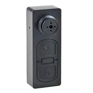 Asleesha Hidden Button Wired DV Portable Video Button Camera Video Audio Recorder Security DVR Digital Camcorders Spy Camera