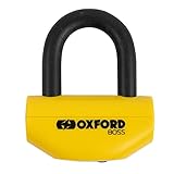 Oxford OF39 Candados para Moto, Claro, 10 mm