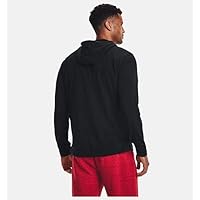 Under Armour Uomo Rival Terry Left Chest Full Zip, Felpa con Zip da Palestra Leggera