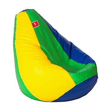 Classic Leatherette Bean Bag Cover Without Beans Beanbag Chair for Home , Office , Bedroom & Room (Multicolor)-image-29