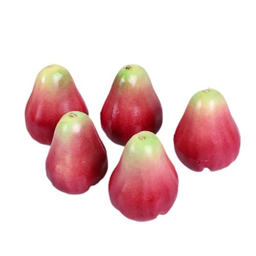 YCHUCH 5/10 piezas de espuma artificial de frutas falsas de frutas realistas para cesta de exhibición de accesorios de fotografía
