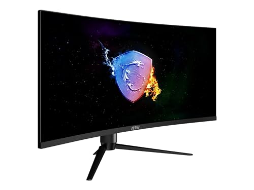 MSI MAG342CQPV Écran Gaming Incurvé UWQHD 34" - 1500R, Dalle VA 3440x1440, 100Hz / 1ms, Adaptive Sync, Pied de Support Réglable dans 4 Directions - DP 1.2a, HDMI 1,4b & 2,0b