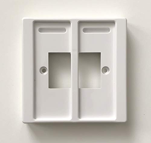 Preisvergleich Produktbild Doppelte, weiße Philips Hue Dimmer-Abdeckplatte, spritzgegossen