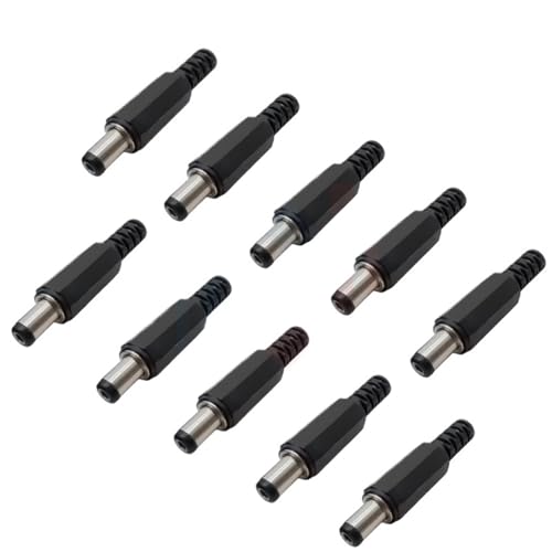 Connecteurs CC 5.5x2.1mm mâle femelle prise jack adaptateur de montage panneau alimentation CC