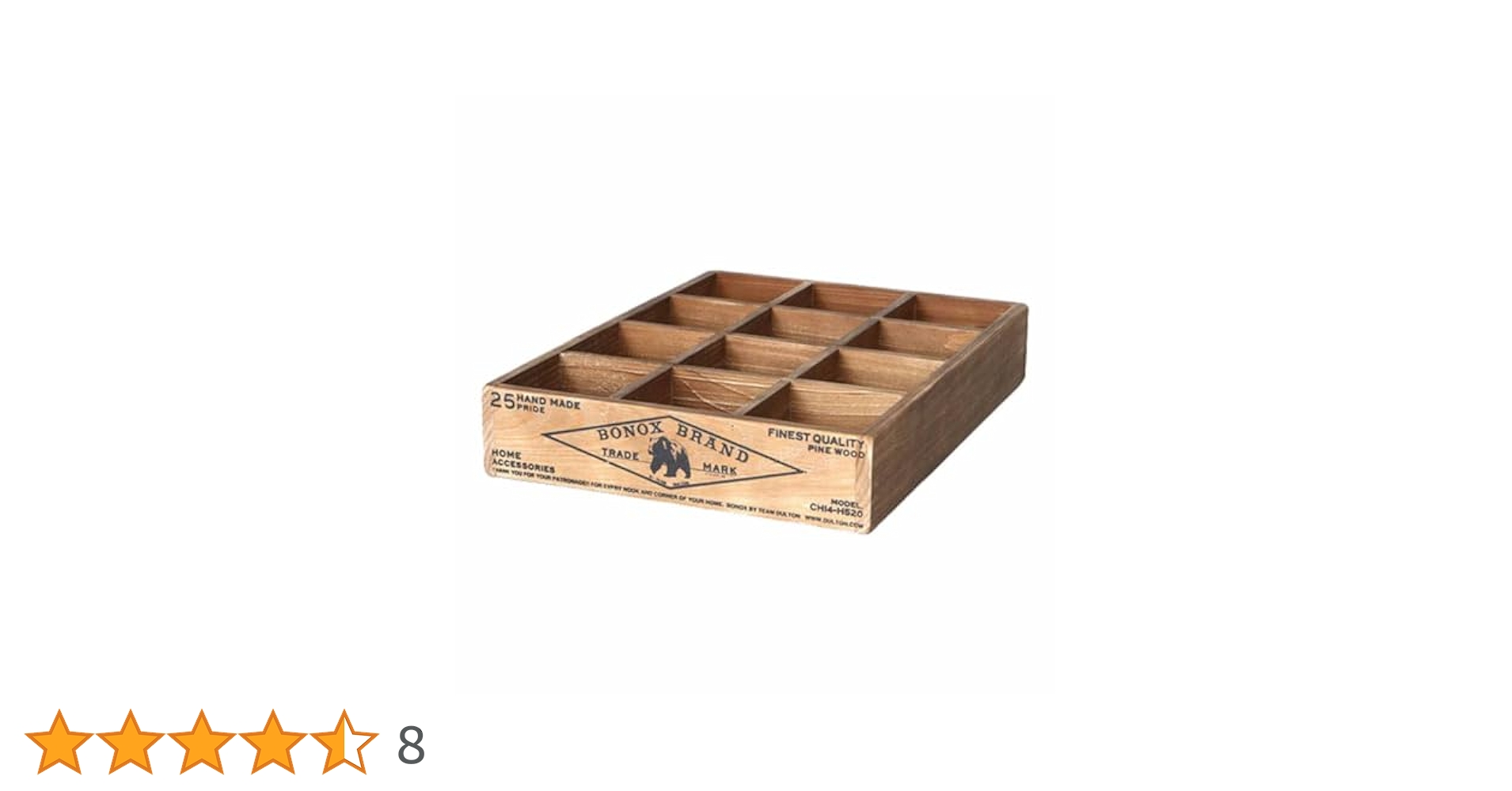 Amazon.co.jp: ダルトン ウッドボックス 12 PARTITION WOODEN