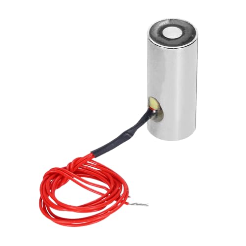 uxcell DC12V 2KG Lift Holding Electromagnet Sucking Disc Electric Lifting Magnet Solenoid