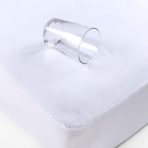 Miniatura 5 de Pikolin Home - Protector De Colchón Punto 100 Algodón 90x190cm Impermeable Transpirable Antialérgico Antiácaros Antibacterias Antimoho