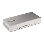 StarTech.com Thunderbolt 4 Dock - Dual 4K MacBook Pro and M4 Air, Quad Monitor 4K Windows, 16 Port 40Gbps Laptop Docking Station with 100W Charging, 2 x HDMI, 2 x DisplayPort (132N-TB4USB4DOCK)