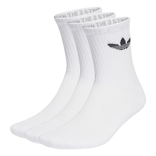 adidas Unisex Trefoil Cushion Crew Socks 3 Pairs - Lifestyle, Socks3