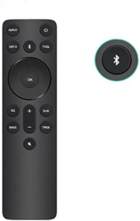 New Bluetooth Replacement Remote fit for Vizio 2.1 5.1 Home Theater Sound Bar, Vizio M, V, P-Series Home Audio Sound System, Vizio Channel Soundbar System with Subwoofer