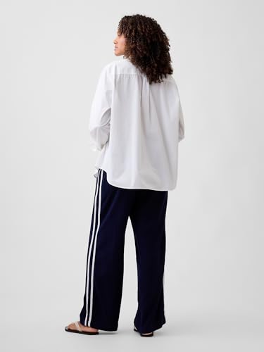 Image of Gap Womens Wide Leg Linen Pull on Pant
