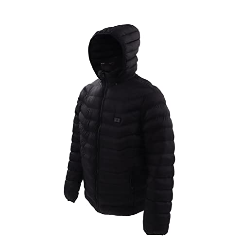 Veste thermique pour camping extérieur Cryfokt veste électrique noire 2XL