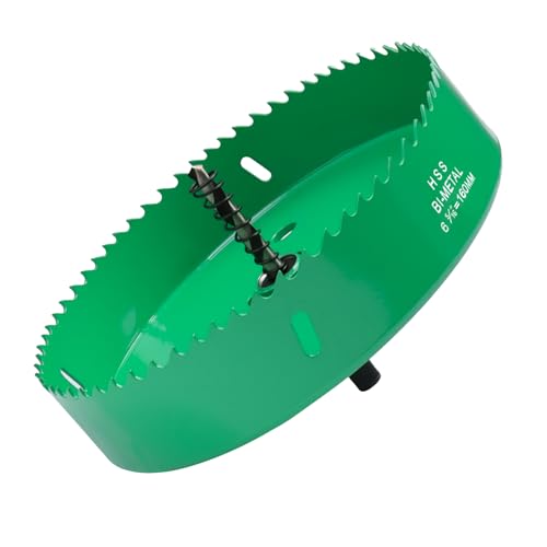 Image of 6.3 Inches /160mm Bi-Metal Hole Saw with Arbor & Pilot Bit