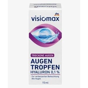 Visiomax Oogdruppels met 0,1% hyaluronzuur – 15 ml