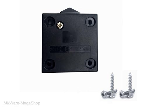 Türkontaktschalter, Schnappschalter, LED (Niedervolt) oder 230V (Hochvolt) Ein/Aus, Truhenschalter, Türschalter Taster, Barschalter, Schrankschalter, Möbelschalter, Einschalter, Schnappschalter, Schwa