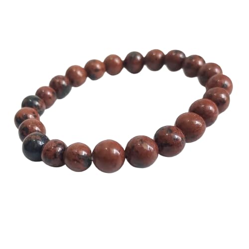 Image of HEALING AND SEMI-PRECIOUS CRYSTAL STONE BRACELET 8 MM ROUND FOR FENSHUI