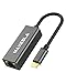 Produktbild Maxesla USB C Ethernet Adapter - USB C LAN Adapter auf RJ45 Gigabit Ethernet LAN Netzwerkadapter, 1000 Mbps USB Typ C auf RJ45 kompatibel mit MacBook Pro, Pad Pro, MacBook Air, Surface Book usw