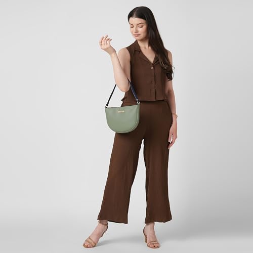 Image of Caprese Ginger Medium Hobo Bag for Women with Comfortable Handle | Stylish, Versatile Handbag for Everyday Use | Perfect for Casual Outings, Work, Travel, and Special Events