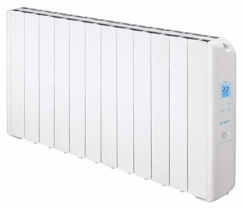 FARHO | Radiateur &eacute;lectrique &agrave; inertie fluide 2000W | FARHO Eco Green WiFi Ultra 12 El&eacute;ments | Blanc | WiFi Int&eacute;gr&eacute;e | Basse Consommation | Garantie 20 ans