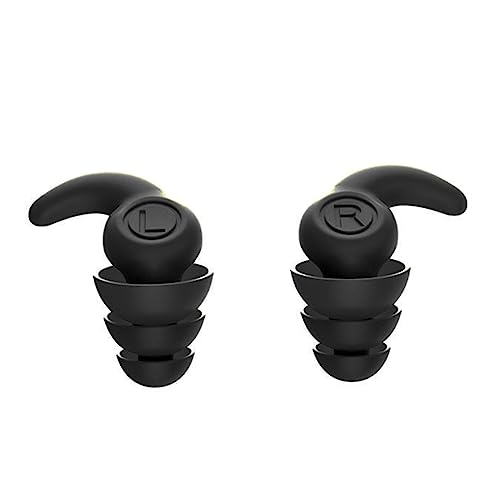 Ear Plugs for Noise Cancelling Silicone Reusable Earplugs for Noise Reduction 1 Pair Sound Blocking Ear Plugs Reusable Safe Silicone Earplugs Noise Cancelling Ear Plugs