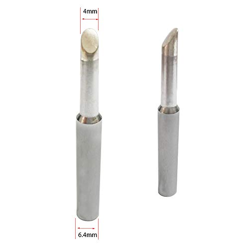 Solder Tips for Weller ST Series Replacement OD 1/4" (6.3mm), ST7 Soldering iron tip For WELLER WLC100 WP25 WP30 WP35/SP40L,SP40N (4PCS)
