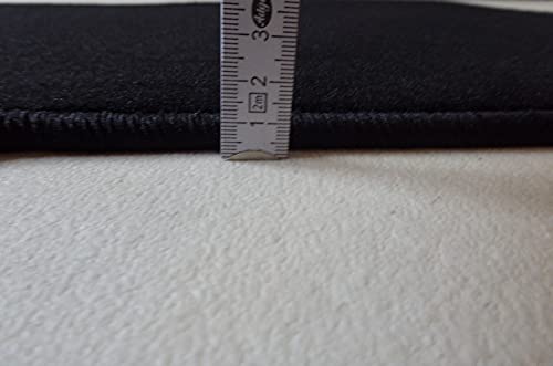 Tapis Coffre Velours Non Tissé – Pour VW T7 Multivan Court – 5 Pièces, Noir – Antidérapant, Facile à Nettoyer - 2