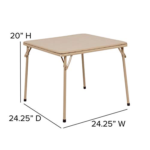Flash Furniture Kids Tan Folding Table #TOP2