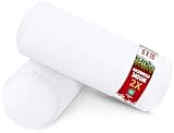 Utopia Bedding Nackenrolle 2er Set, 15x40 cm Kissenrolle Knierolle Zierkissen Sofakissen (Weiß)