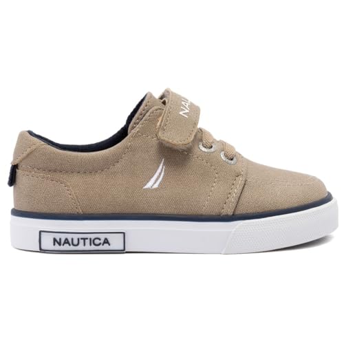 Image of Nautica Kids Adjustable Strap Shoes | Comfortable Casual Sneakers for Boys and Girls, Toddlers & Little Kids