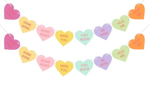 Conversation Hearts Decorations