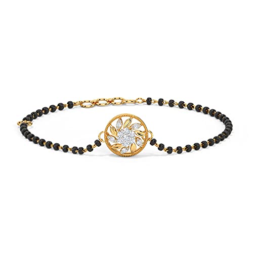 Designer Vaidehi Mangalsutra Bracelet Jewellery Gold And Diamond