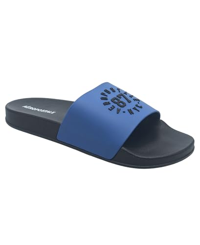 Aeropostale Men’s Slide Sandal – Casual Comfort Slip-On Footwear for Pool, Beach & Everyday Wear