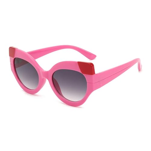 Lunettes de soleil œil de chat rose protection UV outdoor PC