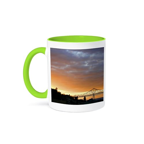 3dRose 15oz Sunset Hotel Elliott Rooftop Mug Oregon