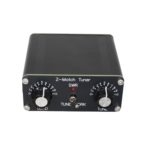 QRP Z-Match Manual Antenna Tuner High-Efficiency 3-28 MHz Frequency Range with Wide Matching Impedance Range Works with HAM Radio Equipment