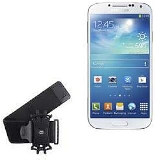 BoxWave Holster Compatible with Galaxy S4 (Holster by BoxWave) - ActiveStretch Sport Armband, Adjustable Armband for Workout and Running for Galaxy S4, Samsung Galaxy S4 - Jet Black