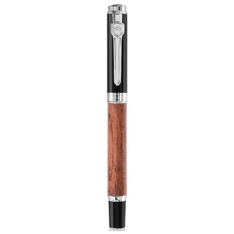 Stylo-plume en bois de luxe EPANO noyer pointe fine F pour fournitures de bureau et papeterie