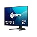 EIZO FlexScan EV2740X-BK 68,5 cm (27 Zoll) Monitor (USB-C (94W PD), DisplayPort, HDMI, USB-Hub, RJ-45 LAN, KVM Switch, 5 ms Reaktionszeit, 3840 x 2160 (4K UHD)) schwarz
