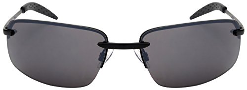 Men's Metal Semi-Rimless Sports Sunglasses 25124S2