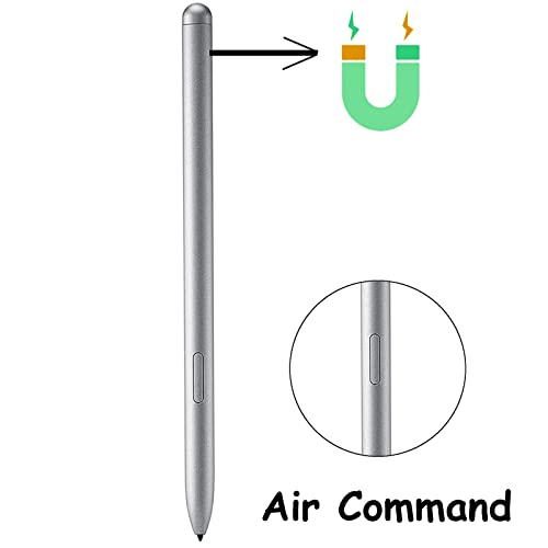 Galaxy Tab S7 Stylus Replacement for Samsung Galaxy Tab S7, Tab S7 Plus T875 S Pen(Silver,Without Bluetooth)