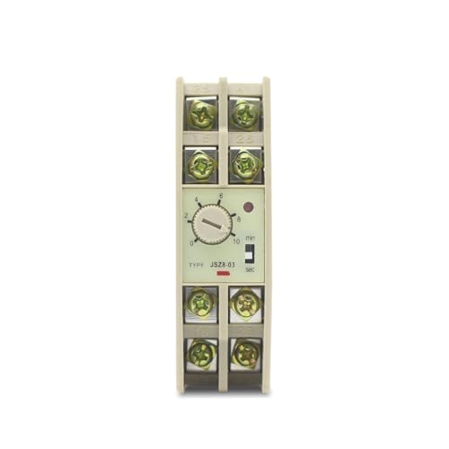 Relé temporizador JSZ8-A 12VDC con retardo de encendido para proteger circuitos