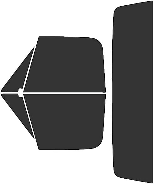 Rvinyl Window Tint Kit Compatible with СChevrolet Pick Up 1967-1972 - Black 20% - Single Ply No Bubble Film - Do it Yourself Vehicle Complete Precut Kit