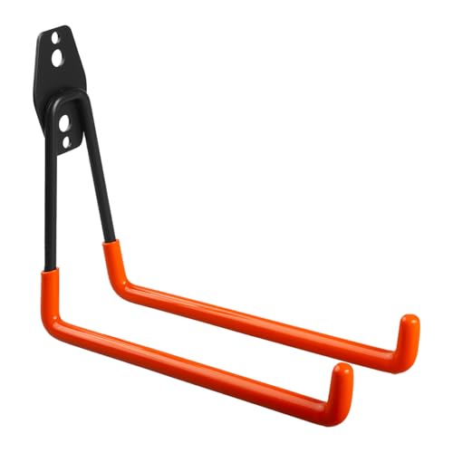 Maclean MC-444 Gancho de Garaje, Soporte de Pared para Neumáticos, Escalera, Bicicleta | Colgador de Herramientas para Organización, Doble de Almacenamiento (1, Carga máx.: 25 kg) - imagen 8