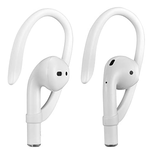 AirPods Ear Hooks Compatible with AirPods 1, 2, 3, 4, Pro &Pro 2, ICARERSPACE Sports Ear Hooks for AirPods 1, 2, 3, 4, Pro & Pro 2 - White