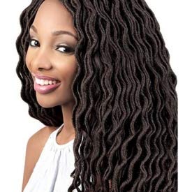 Urban Beauty Naturall Crochet Loop Lady Goddess Faux Locs Braid 18 (1B - Off Black) Urban Beauty Naturall Crochet Loop Lady Goddess Faux Locs Braid 18 (1B - Off Black)