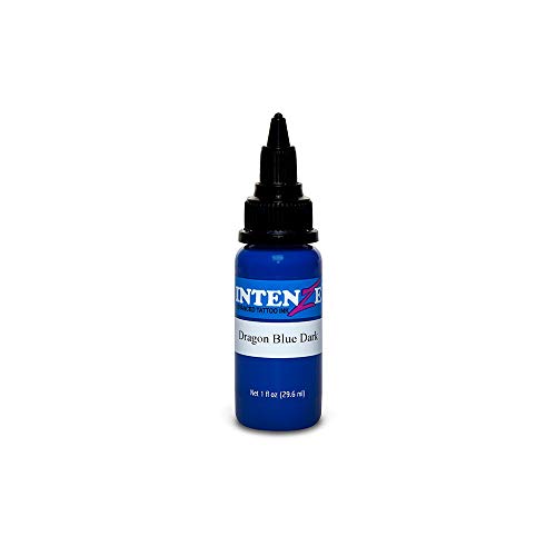 Intenze Tattoo Ink - Dragon Blue Dark - 1oz Bottle