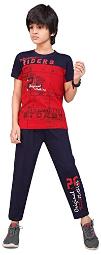 Image of Boys Cotton Printed Clothing Set